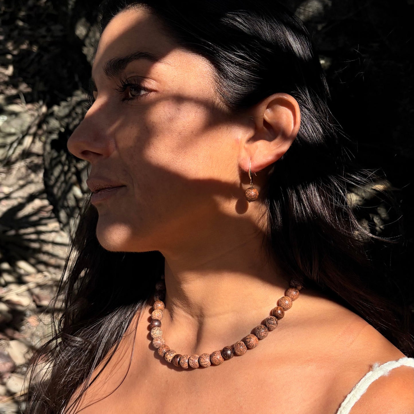 Tree Fossil Down To Earth Necklace