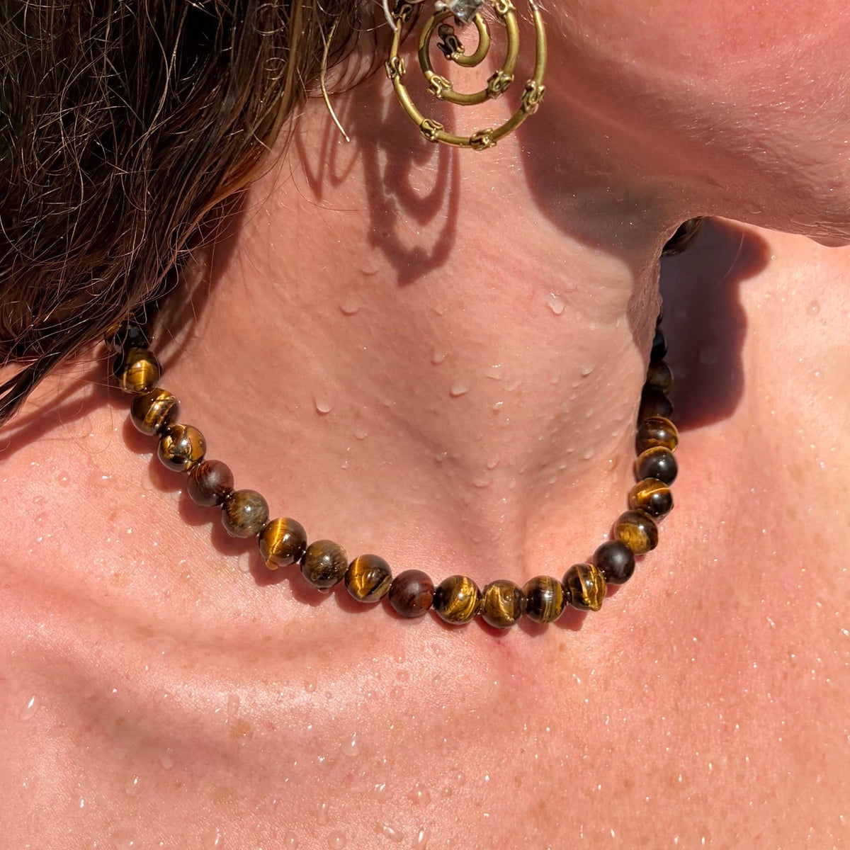 Tigers Eye Vibrant Earth Necklace