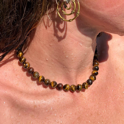 Tigers Eye Vibrant Earth Necklace