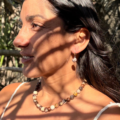 Zebra Jasper Down To Earth Necklace