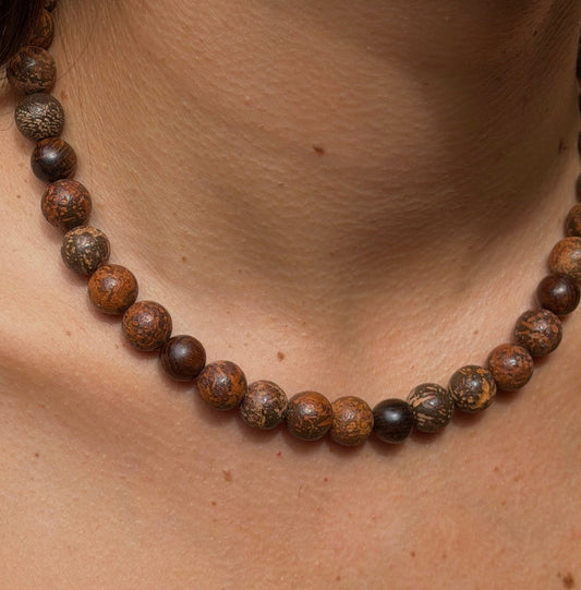 Tree Fossil Down To Earth Necklace