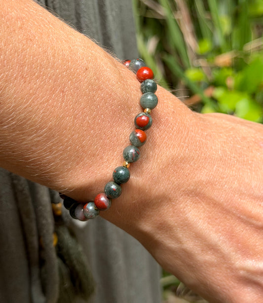 Bloodstone Bracelet